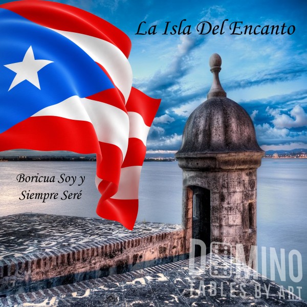 T143 El Morro & PR Flag - Isla del Encanto